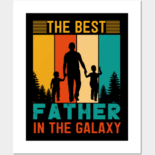 the best father in the galaxy Posters and Art